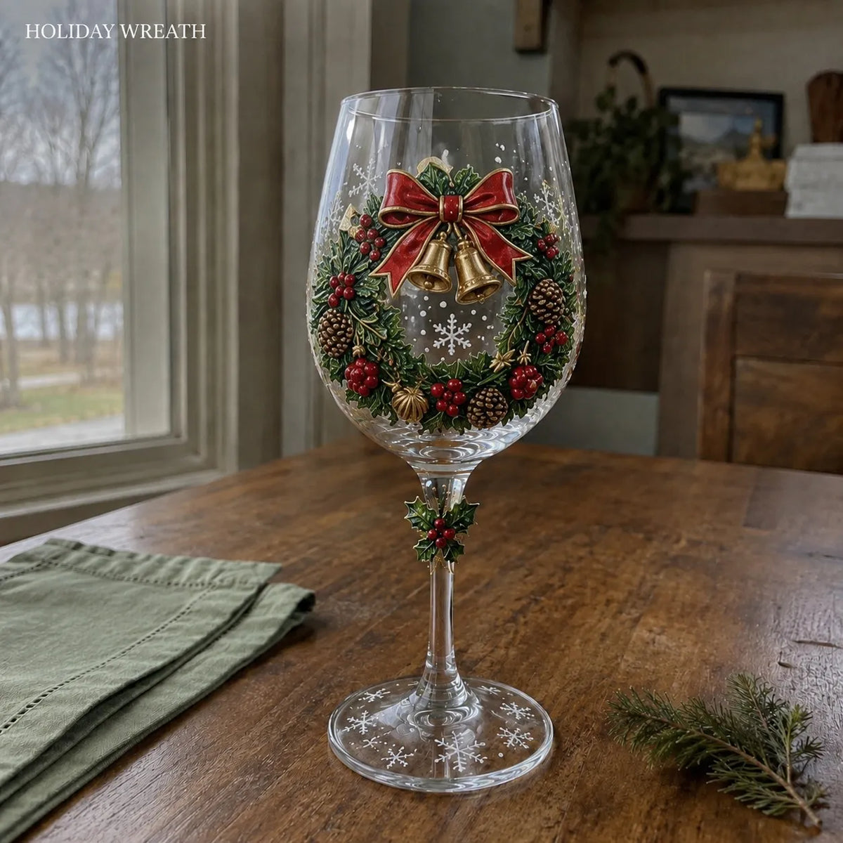 🎄Christmas Wine Glass Collection Gift Box Set✨