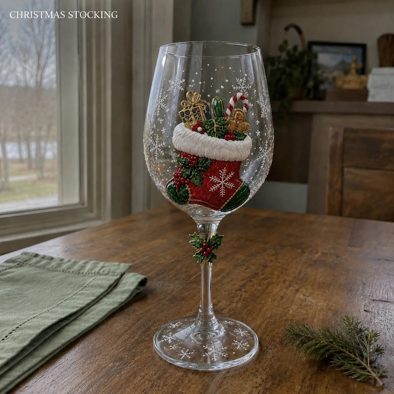🎄Christmas Wine Glass Collection Gift Box Set✨