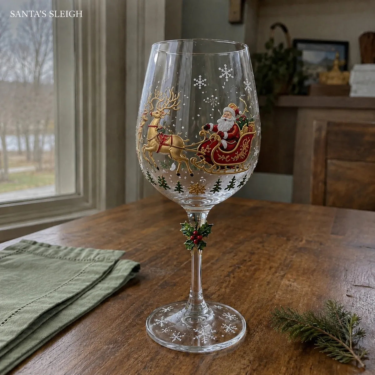 🎄Christmas Wine Glass Collection Gift Box Set✨